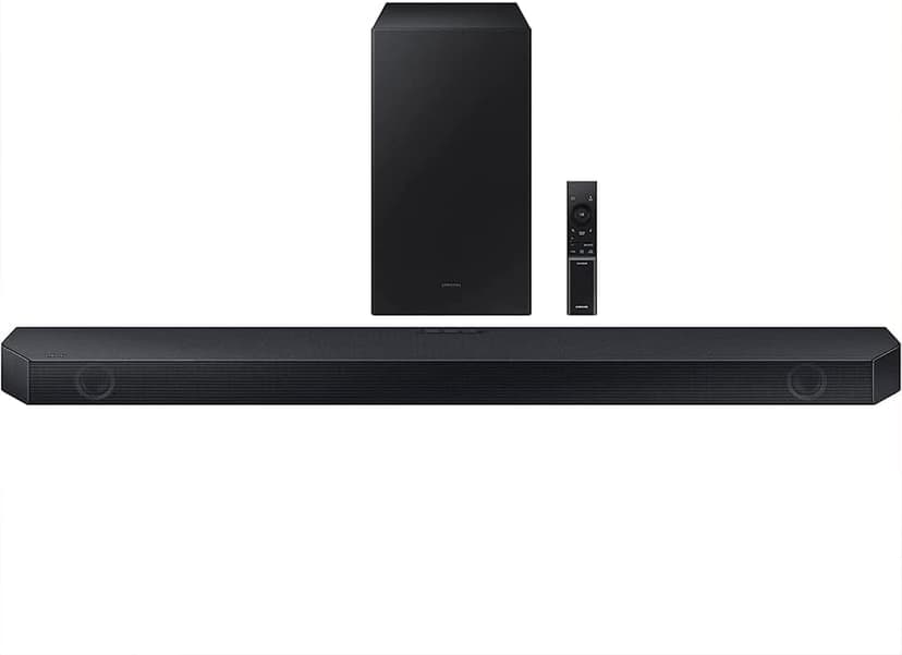 SAMSUNG HW-Q600C 3.1.2ch Soundbar and Subwoofer with Dolby Audio Bundle SWA-9200S Wireless Surround Speakers