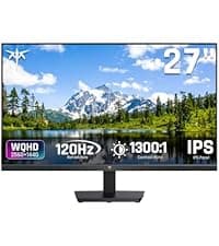 KTC 27 Inch QHD(2560 * 1440) 100Hz Computer Monitor - IPS Panel, Anti-Blue Light Screen, 100% High Color Gamut, 123% sRGB, Support FreeSync and GSync, PC Monitor for Casual Gaming and Working