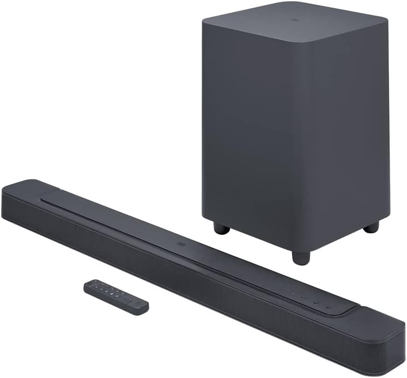 JBL BAR 500 PRO 5.1 Soundbar Bundle with 10 in. Wireless Subwoofer and 2m 8K Ultra High Speed HDMI Cable