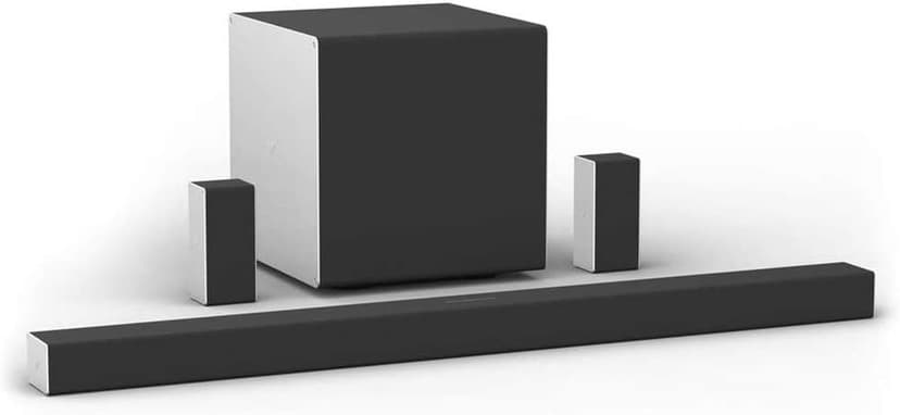 VIZIO 5.1.4 Premium Sound Bar with Dolby Atmos, DTS Virtual:X, Wireless Subwoofer, Rear Surround Speakers, Bluetooth, Voice Assistant Compatible, Includes Remote Control - SB46514-F6
