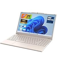 2025 New Portable Laptop,Student and Business,14" FHD IPS Display,N5095 Processor(Beats N4000/N4020),8GB DDR4 RAM,256GB PCIe SSD,Numeric Keypad,2.4/5G WiFi,38WH Battery,Webcam,Mini HDMI,USB(Pink)