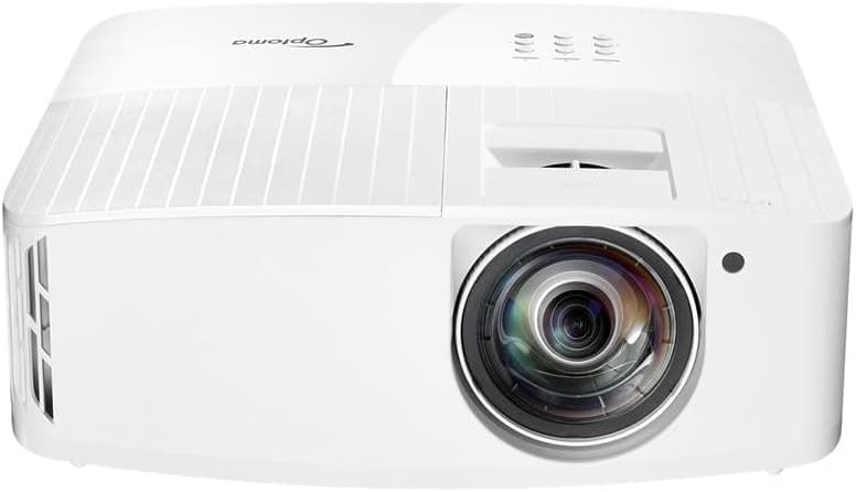 Optoma UHD35STx Short Throw True 4K UHD Gaming and Home Entertainment Projector 3,600 Lumens 240Hz Refresh Rate and Ultra-Low 4ms Response Time