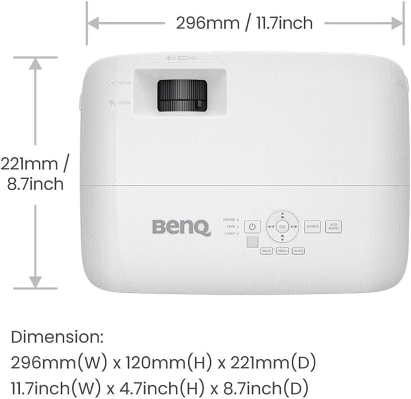 BenQ TH575 | 1080P Gaming Projector | 3800 Lumens | Low Latency with Enhanced Game-Mode | High Contrast Rec.709 | 3D Ready, Auto Vertical Keystone, 1.1x Zoom | Home HD Cinema Entertainment