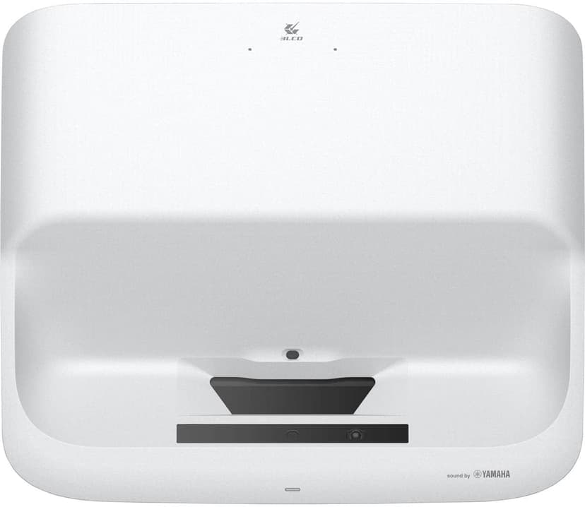 Epson EpiqVision Ultra Short Throw LS300 3LCD Smart Laser Projector, 3600 Lumens Color & White Brightness, HDR, Android TV, Yamaha Speakers, Bluetooth, Sports, Gaming, Movies - White (Renewed)