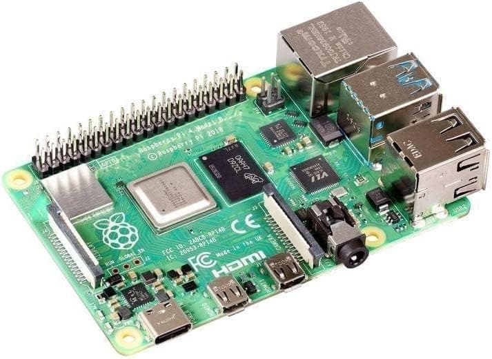 Raspberry Pi 4 Model B 2019 Quad Core 64 Bit WiFi Bluetooth (4GB)