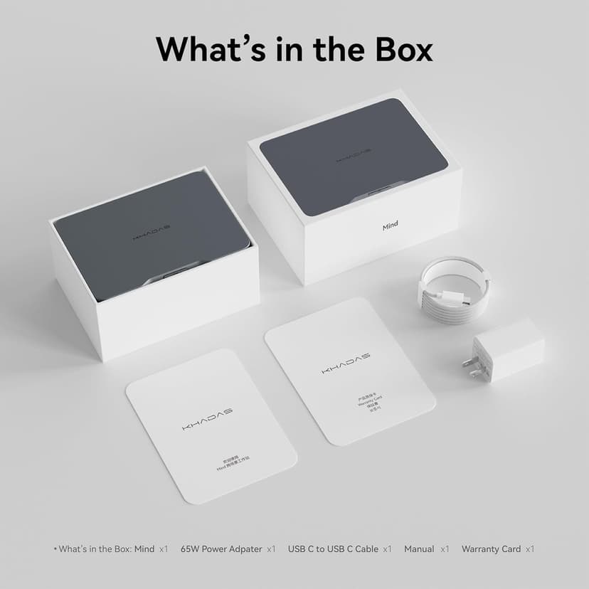 Khadas Mind 1 Mini PC, Intel Core i5-1340P 4.6GHz Micro Desktop Computer with 5.55Wh Standby Battery, 16GB LPDDR5, 512GB PCIe 4.0 SSD, BT5.3, WiFi 6E, Portable Computer for Business Home Office Gaming