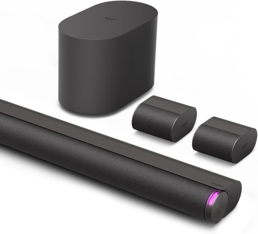 VIZIO 5.1.2 Elevate SE Soundbar, Wireless Subwoofer, Surround Sound w/Dolby Atmos & DTS:X, Bluetooth Speaker, QuickFit™ Compatible – SL512X-08 (New, 2024 Model)