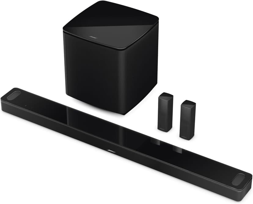 Bose Smart Ultra Soundbar, Surround Sound System for TV, Dolby Atmos Soundbar for TV Plus Alexa and Google Voice Control, Black