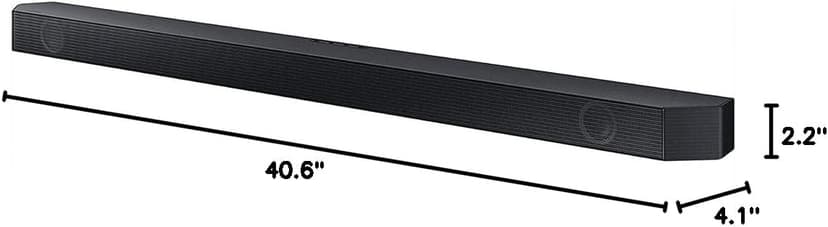 SAMSUNG HW-Q600C 3.1.2ch Soundbar and Subwoofer with Dolby Audio Bundle SWA-9200S Wireless Surround Speakers