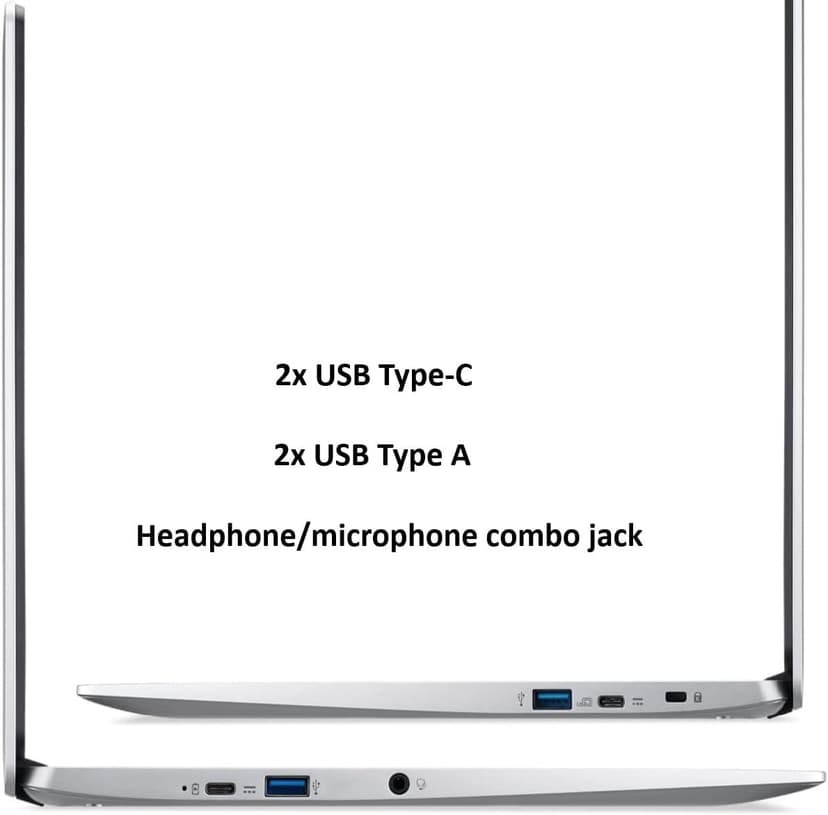 Acer Chromebook 315 Laptop (15.6" FHD, Intel Celeron N4500, 4GB RAM, 128GB Storage (64GB eMMC + 64GB SD Card) Home & Student, Long Battery Life, Numeric KB, Wi-Fi, Webcam, IST Hub, Nitro, Chrome OS