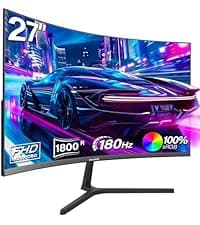 27 Inch 4K Gaming Monitor IPS, UHD 3840 x 2160p 144Hz PC Computer Monitors IPS Screen for Home & Office, HDMI, DisplayPort, Wall Mount Compatible