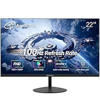 27inch Computer Monitor, FHD 1080p, 144Hz Office and Gaming Monitor, IPS, Adaptive Sync, 110% sRGB, 1ms, 3-Sided Frameless, Ultra Slim, VESA Mountable, Anti-Blue Light Design, HDMI, DP