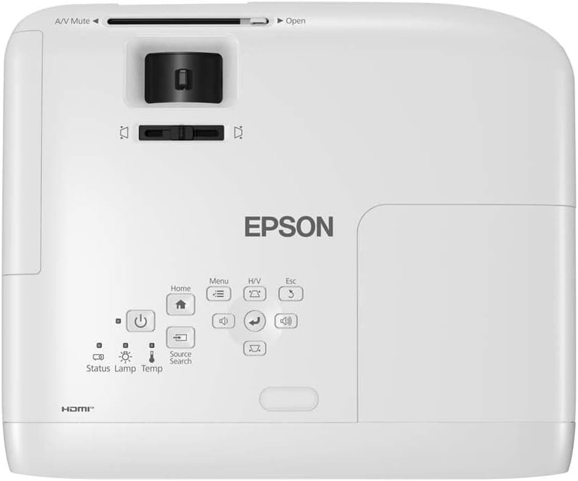 Epson, EPSV11H981020, PowerLite E20 3LCD Classroom Projector, 1 Each, White , 3.4"x11.8"x9.8"
