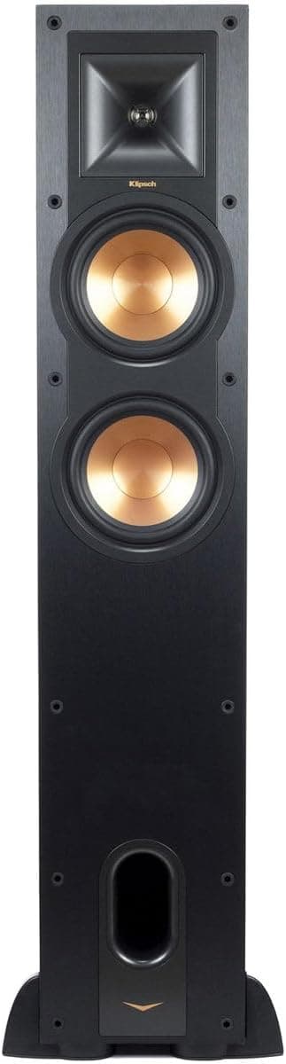 Klipsch Reference R-26FA Floorstanding Speaker, Black, Pair