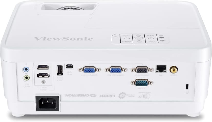 ViewSonic PS600X 3500 Lumens XGA HDMI Networkable Short Throw Projector for Home and Office