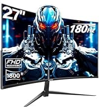 27 Inch 4K Gaming Monitor IPS, UHD 3840 x 2160p 144Hz PC Computer Monitors IPS Screen for Home & Office, HDMI, DisplayPort, Wall Mount Compatible