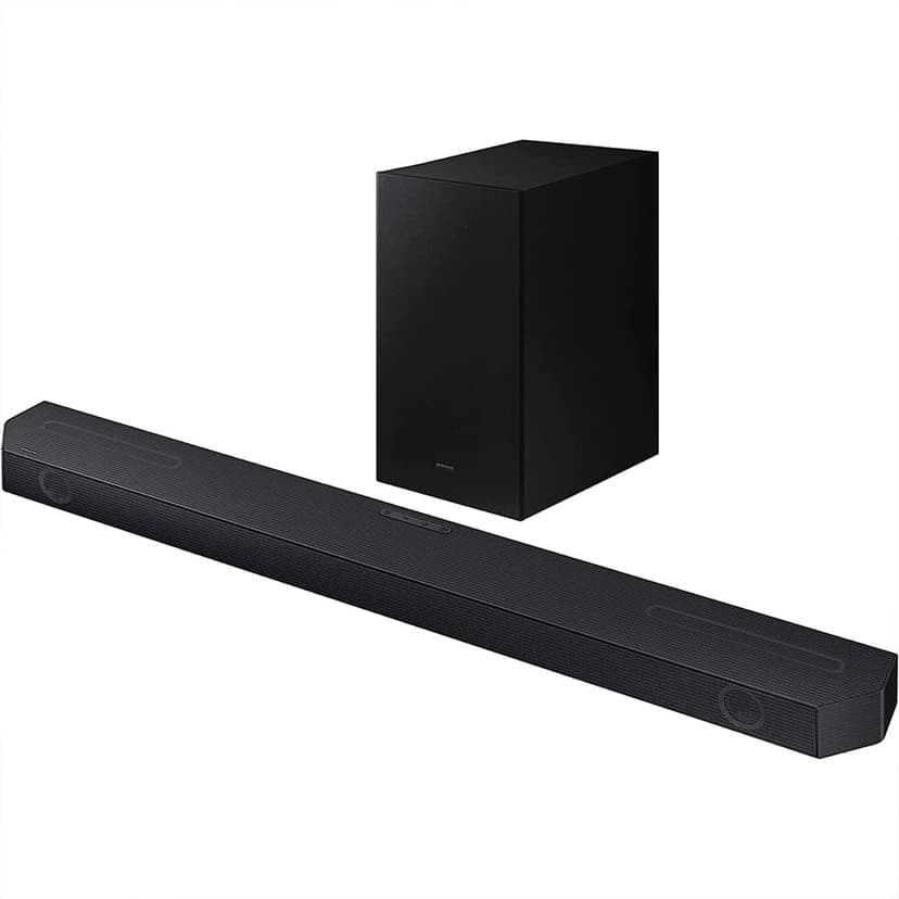 SAMSUNG HW-Q600C 3.1.2ch Soundbar and Subwoofer with Dolby Audio Bundle SWA-9200S Wireless Surround Speakers