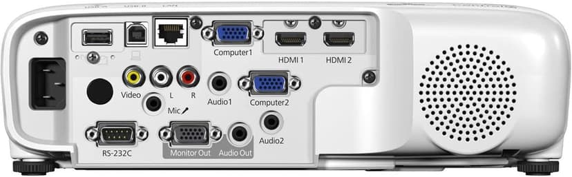 Epson, EPSV11HA03020, PowerLite 118 3LCD XGA Classroom Projector with Dual HDMI, 1 Each , 3.6"x11.6"x10.2"