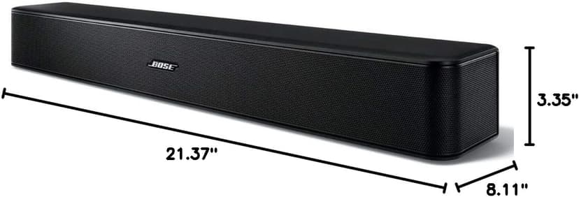 BOSE Solo 5 TV Soundbar Sound System Sleek Slim Design Bluetooth Connectivity, Black (Renewed)