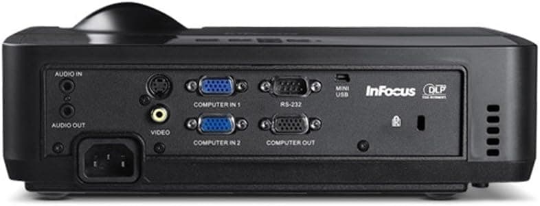InFocus IN112 Portable DLP Projector, 3D ready, SVGA, 2700 Lumens