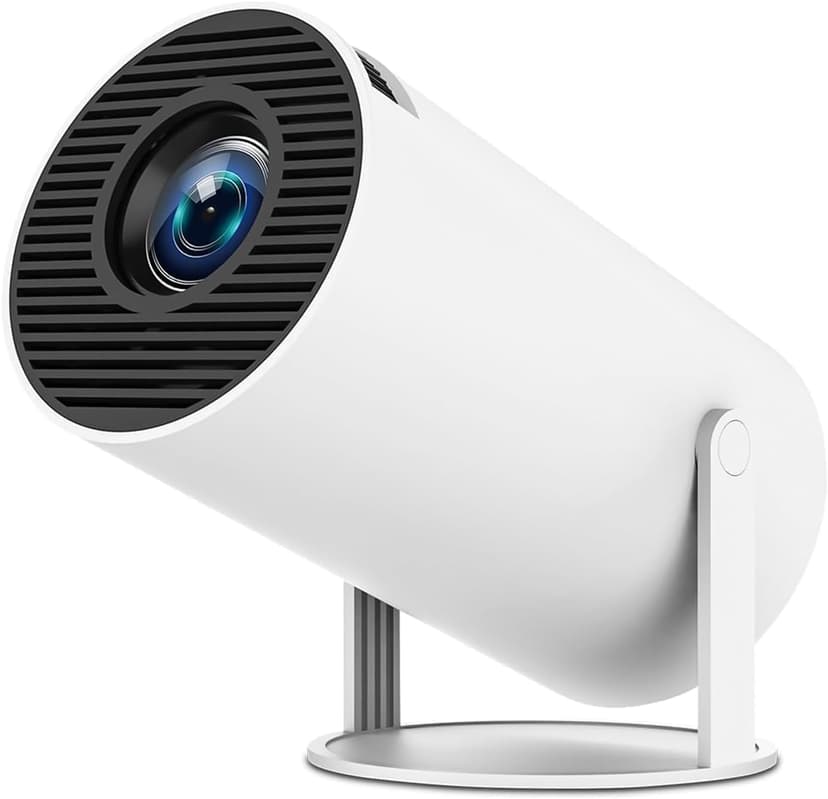 Sanniu Mini Projector, Support 4K 1080P HD Portable Projector with Bluetooth and WIFI Android TV 11, Auto Keystone, 130" Screen Smart Video Projector with Speakers for Home Theater & Outdoor Movie