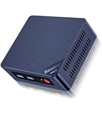Beelink EQi12 Mini PC, Intel Core i5-12450H Processor (8C/12T, up to 4.4GHz), 16G DDR4 RAM 500GB M.2 2280 PCle 4.0x4 SSD, Mini Computer Support 4K@60Hz Dual Screen Display/WiFi6/BT5.2