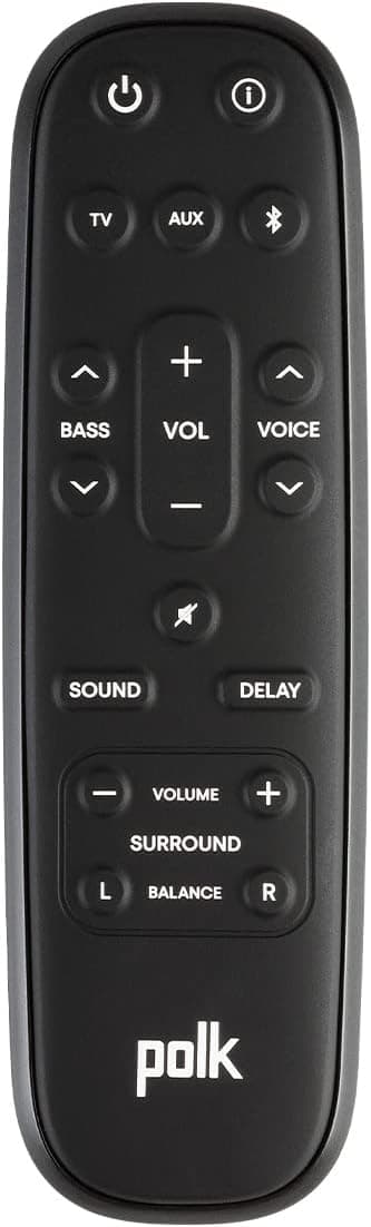 Polk Audio MagniFi Mini AX Sound Bar with Wireless Subwoofer, Dolby Atmos and DTS:X Certified, Polk's Patented VoiceAdjust & SDA Technologies, Ultra-Compact Design, Easy Setup, Black