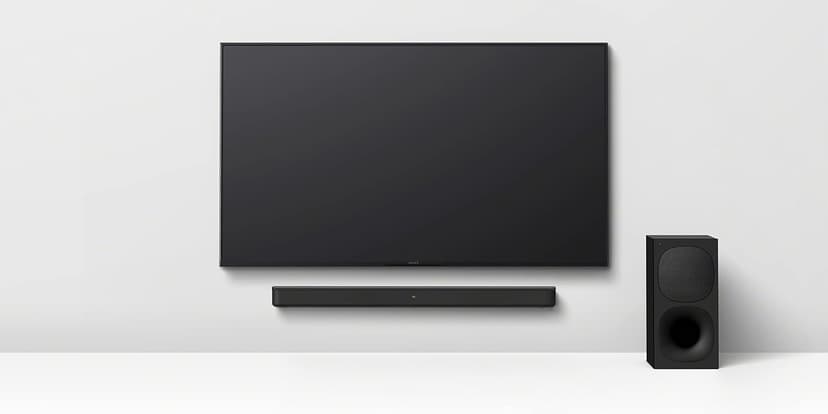 Sony HT-S400 2.1ch Soundbar with Powerful Wireless subwoofer, S-Force PRO Front Surround Sound, and Dolby Digital, Black