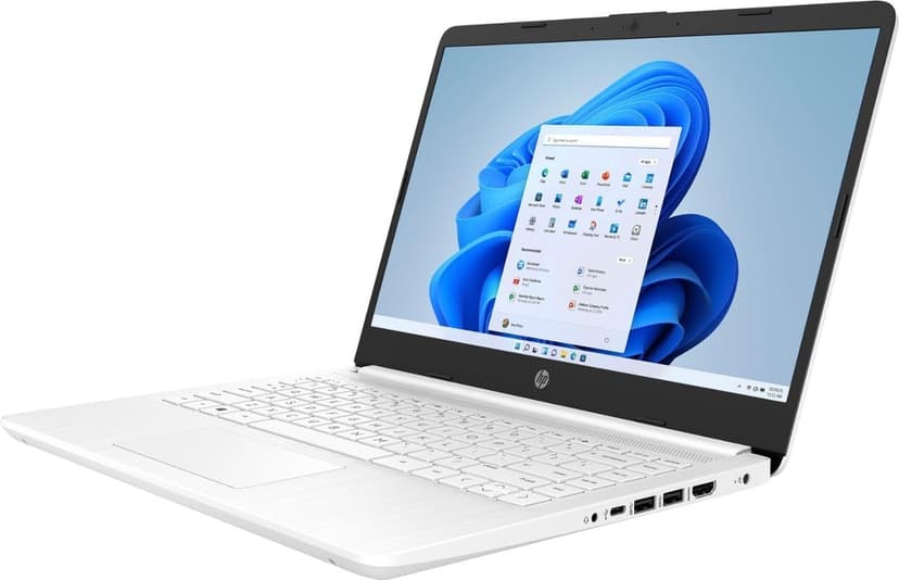 HP 14 Ultralight Laptop for Student and Business, Intel Core N4120 (4-Core), 8GB RAM, 192GB Storage (64GB eMMC+128GB Micro SD), 1 Year Office 365, Win 11 S, HDMI, WiFi, USB-A&C, MASDROW Accessories