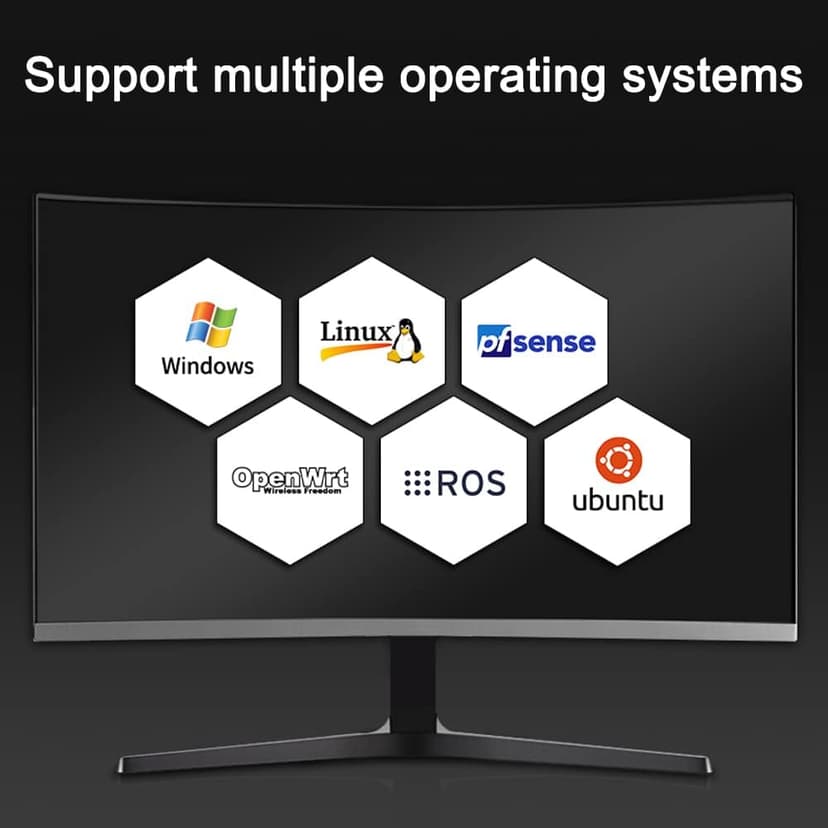 2.5GbE Linux Firewall Micro Appliance Celeron N5105 4xIntel I226 Nic Firewall Router PC Barebone No Ram No SSD AES-NI