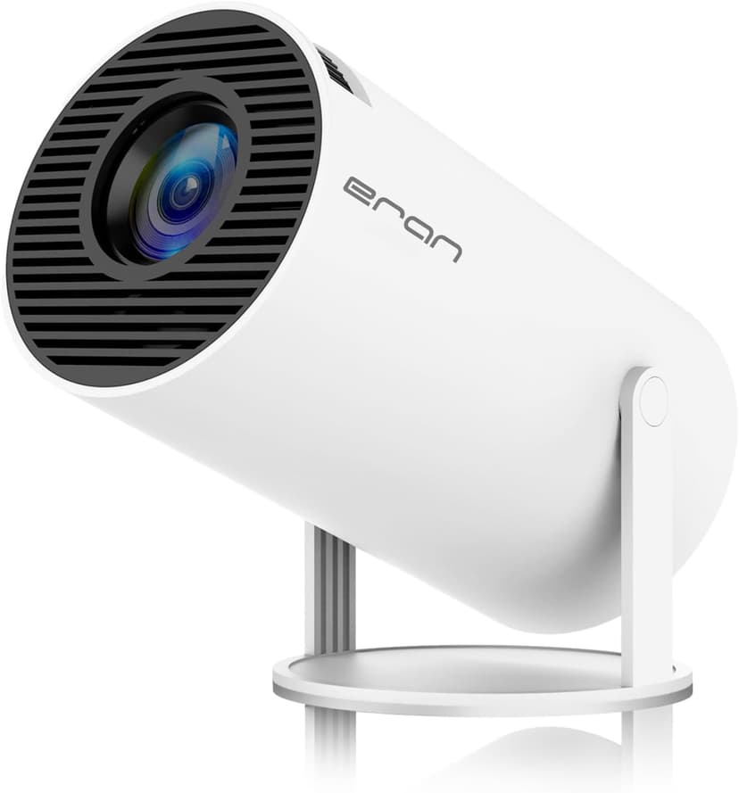Mini Projector, HY300 PRO Portable Projector, Support 4K 1080P with Dual-Band WIFI6 5G Wireless 5.2 Bluetooth Android 13, 180° Rotatable, Auto Keystone Correction, 35"-130" Screen Video Projector