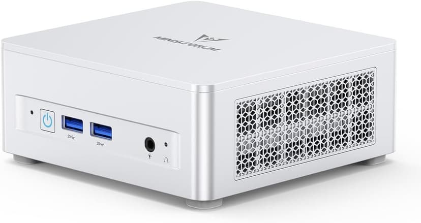 MINISFORUM UM870 Slim Mini PC AMD Ryzen 7 8745H(8C/16T), Mini Desktop Computer 32GB DDR5 RAM 1TB SSD, USB4/HDMI/DP 8K@60Hz Output, 2.5G LAN Port, 4xUSB Ports, WiFi 6E, BT5.3, AMD Radeon 780M Graphics