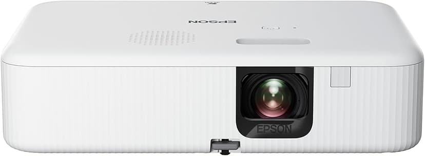 Epson EpiqVision Flex CO-FH02 Full HD 1080p Smart Streaming Portable Projector, 3-Chip 3LCD, 3,000 Lumen Color/White Brightness, Android TV, Bluetooth, 5W Speaker, Home Entertainment
