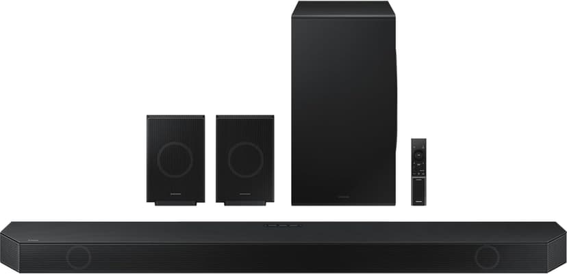 SAMSUNG HW-Q990D Q-Series 11.1.4 ch. Wireless Dolby Soundbar with Q-Symphony (2024) (Renewed) Bundle with 2 Year Enhanced Protection Pack