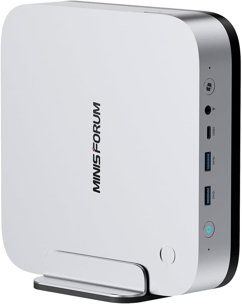 MINISFORUM AI X1 Pro-370 Mini PC AMD Ryzen AI 9 HX 370(12C/24T) 64GB DDR5 1TB SSD Desktop Computer, HDMI|DP|2xUSB4 Output, 2xRJ45 Port, WiFi7, BT5.4, AMD Radeon 890M Graphics, Copilot Support AI PC