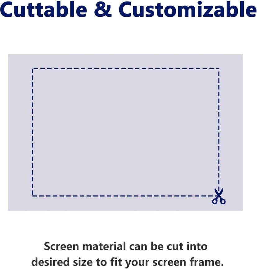 Yescom 177" 16:9 DIY Projection Screen Material Matte White PVC Projector Screen Coated 154"x86" Indoor Outdoor Home Theater Conference Room