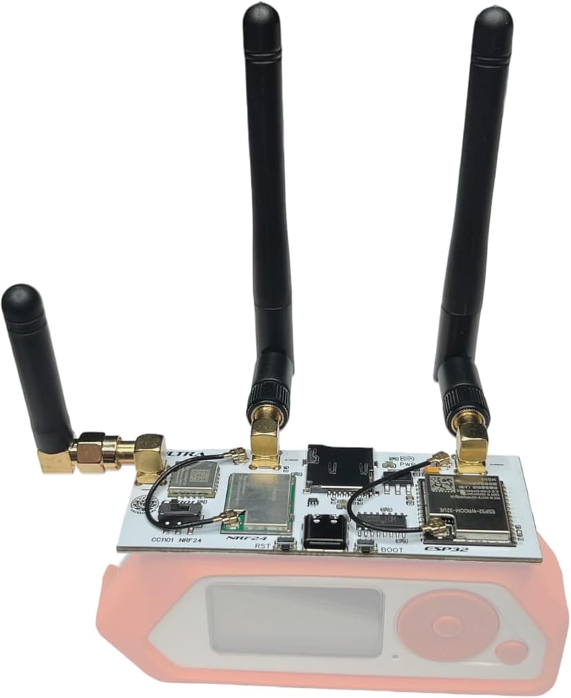 FlipMods Ultra V3 ESP32/NRF24/CC1101 3in1 WiFi Dev Board for Flipper Zero GPIO - with Marauder, Antennas, USB-C Port, Micro SD Slot