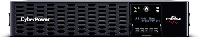 CyberPower PR3000RT2UCN Smart App Sinewave UPS System, 3000VA/3000W, 8 Outlets, 2U Rack/Tower, AVR, RMCARD205 Pre-Installed, Built-in cloud monitoring