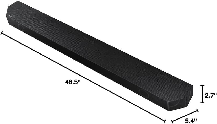 SAMSUNG HW-Q990D Q-Series 11.1.4 ch. Wireless Dolby Soundbar with Q-Symphony (2024) (Renewed) Bundle with 2 Year Enhanced Protection Pack