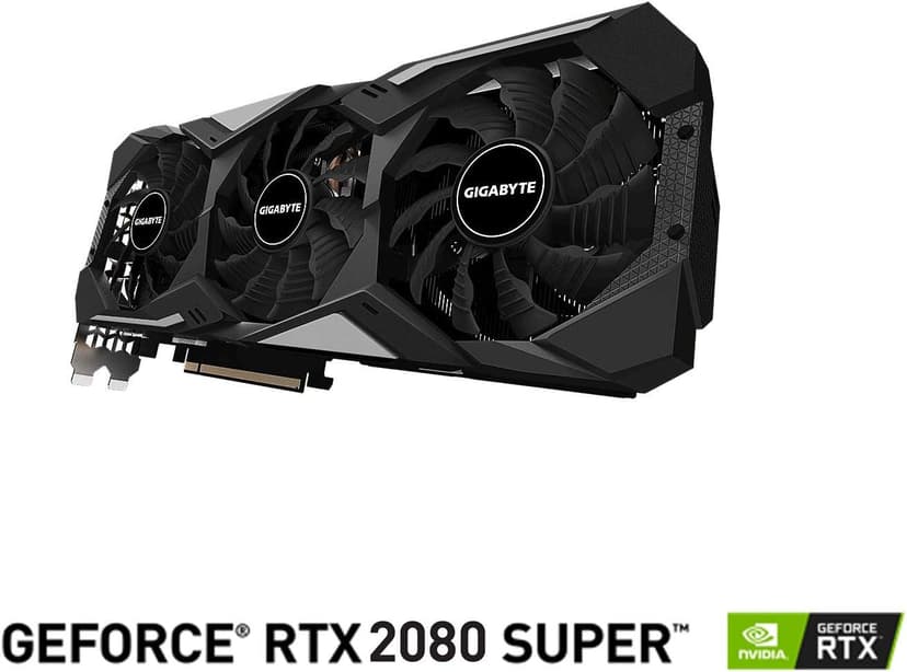 GIGABYTE GeForce RTX 2080 Super Windforce OC 8G Graphics Card, 3X Windforce Fans, 8GB 256-Bit GDDR6, Gv-N208SWF3OC-8GD Video Card