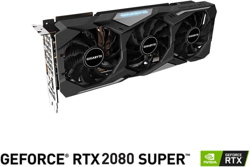 GIGABYTE GeForce RTX 2080 Super Windforce OC 8G Graphics Card, 3X Windforce Fans, 8GB 256-Bit GDDR6, Gv-N208SWF3OC-8GD Video Card