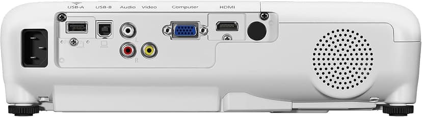 Epson VS350 XGA 3,300 lumens color brightness (color light output) 3,300 lumens white brightness (white light output) HDMI 3LCD projector