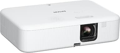 Epson EpiqVision Flex CO-FH02 Full HD 1080p Smart Streaming Portable Projector, 3-Chip 3LCD, 3,000 Lumen Color/White Brightness, Android TV, Bluetooth, 5W Speaker, Home Entertainment (Renewed)