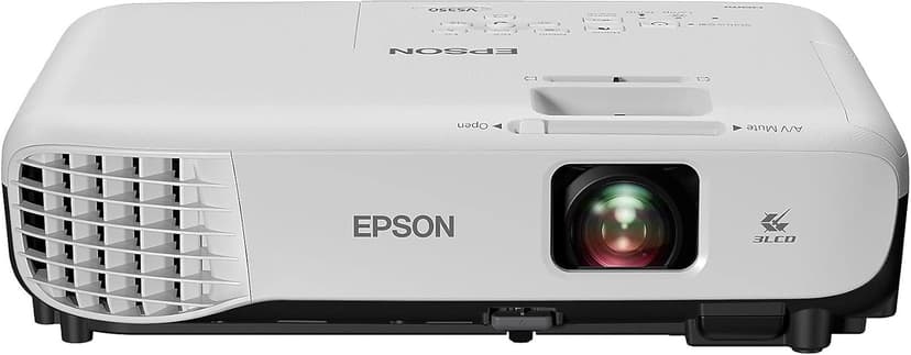Epson VS350 XGA 3,300 lumens color brightness (color light output) 3,300 lumens white brightness (white light output) HDMI 3LCD projector