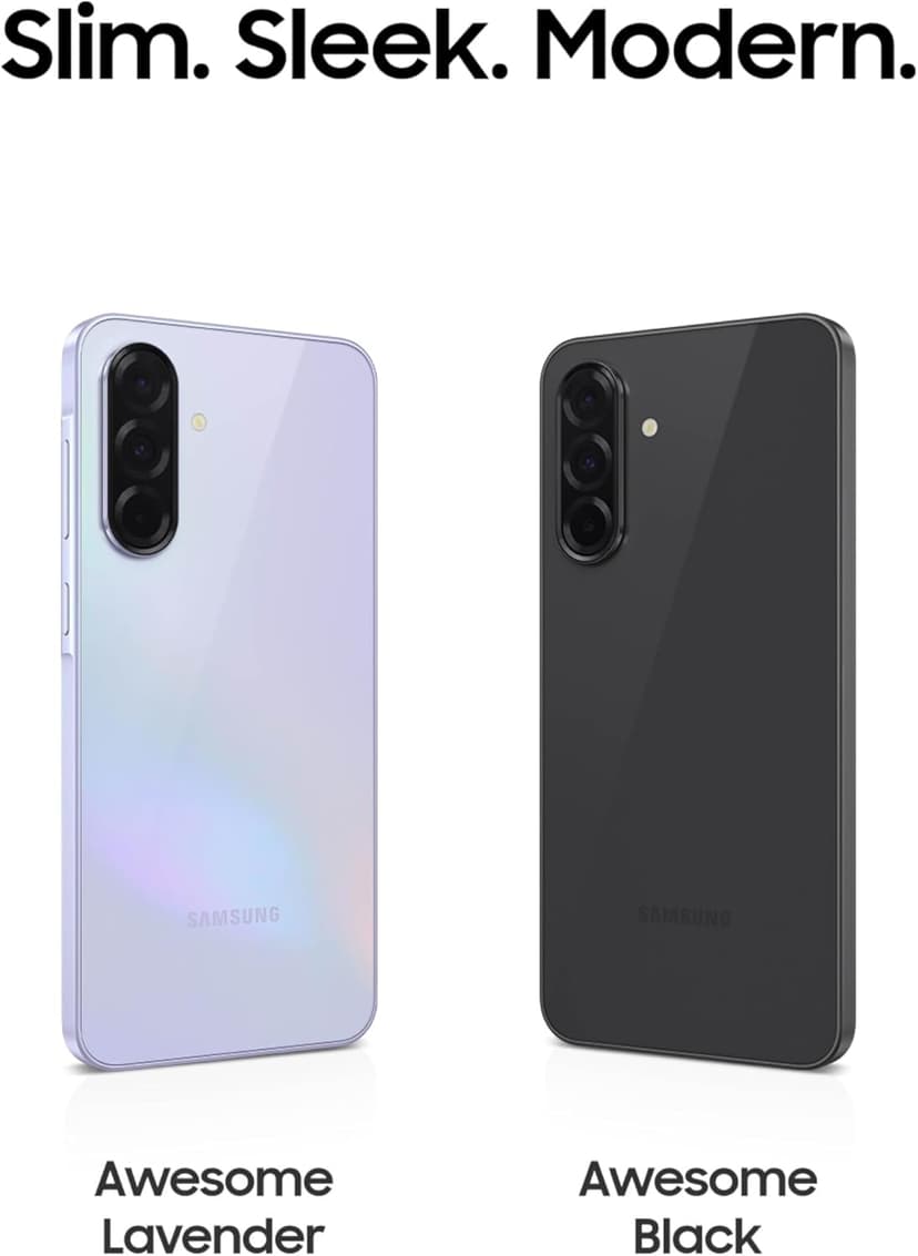 Samsung Galaxy A36 5G A Series, 128GB Unlocked Android Smartphone, AMOLED Display, Rugged Design, 5G Connectivity, Affordable Performance, US Version, 2025, US 1 Yr Warranty, Awesome Lavender
