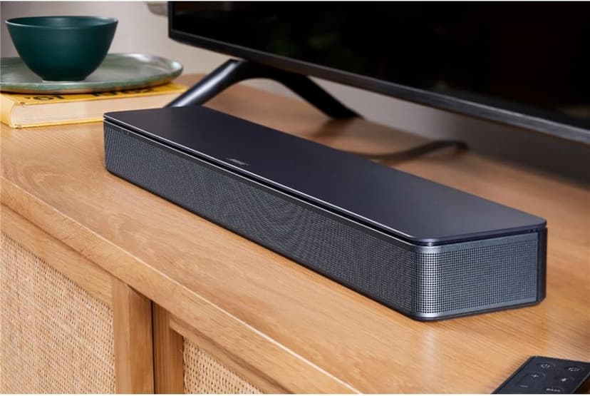 Bose TV Speaker - Soundbar for TV with Bluetooth and HDMI-ARC Connectivity, Black, Includes Remote Control and H&A High-Speed HDMI Cable