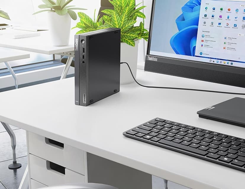 Lenovo ThinKCentre neo 50q Gen 4 Tiny 1L Business Mini Desktop Computer, 13th Gen Intel 8-Core i5-13420H (Beat i7-1355U), 32GB DDR4 RAM, 1TB PCIe SSD, 2 DisplayPorts, WiFi 6, Win 11 Pro, Vent-Hear