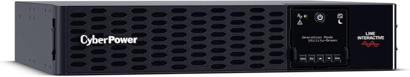 CyberPower PR3000RTXL2UN Smart App Sinewave UPS System, 3000VA/3000W, 9 Outlets, 2U Rack/Tower, RMCARD205 Pre-Installed, EBM Option