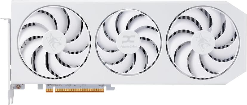 PowerColor Hellhound Spectral White AMD Radeon RX 9070 XT 16GB GDDR6
