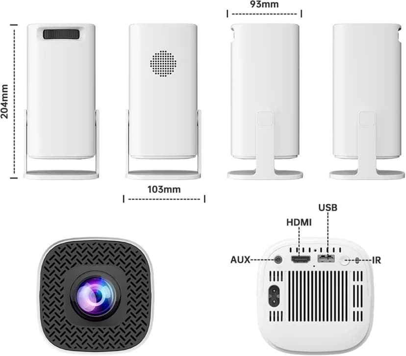 P30 max Projector and Game,1280*720P,Smart game projector built-in 35000 Games with 2 Wireless Controllers,Portable Mini Video Projector with 5G Wifi&Bluetooth, 4K,2.4G Receiver,Home,Office (128G)